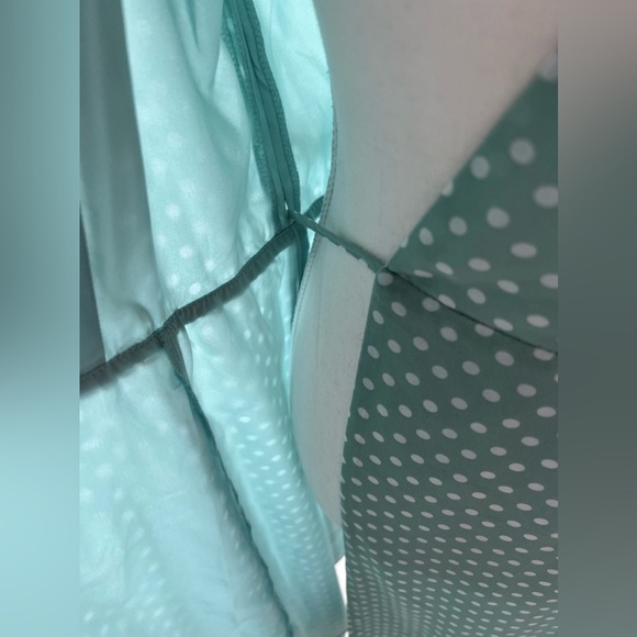 NY&Co Eva Mendes Polka Dot Wrap Dress - Picture 11 of 11